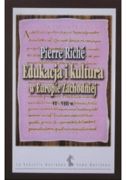Edukacja i kultura w Europie Zachodniej VI - VIII w