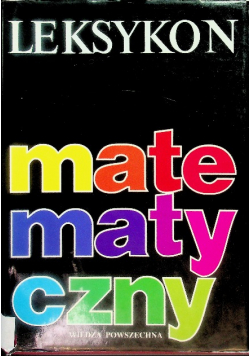 Leksykon matematyczny