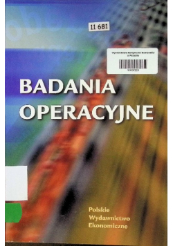 Badania operacyjne