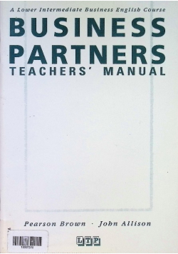 Business partners Teachers Manual