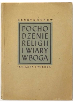 Pochodzenie religii i wiary w Boga 1950 r