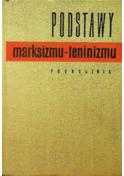 Podstawy marksizmu leninizmu