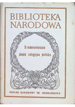 Średniowieczna pieśń religijna polska