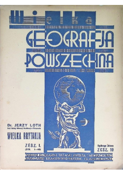 Wielka Geografia Powszechna Zeszyty I do III 64 1934r