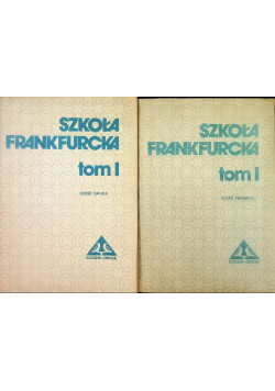 Szkoła Frankfurcka Tom I Część 1 i 2