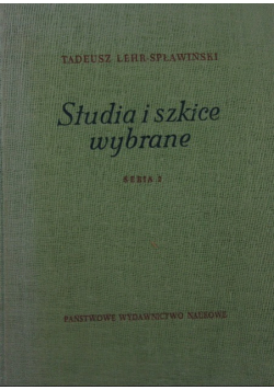 Studia i szkice wybrane