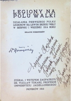 Legiony na polu walki 1916 r.