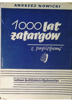 1000 Lat zatargwów z Papieżami 1950 r.