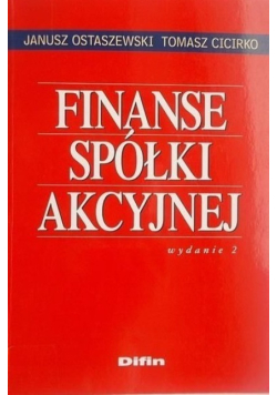 Finanse spółki akcyjnej