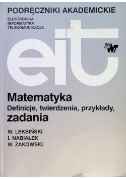 Matematyka definicje, twierdzenia, przykłady, zadania