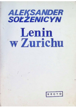 Lenin w Zurychu