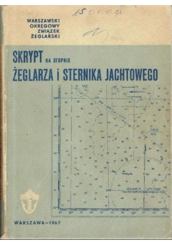 Skrypt na stopie żeglarza i sternika jachtowego