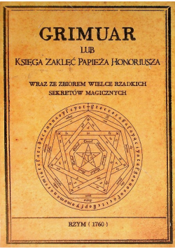 Grimuar lub księga zaklęć Papieża Honoriusza