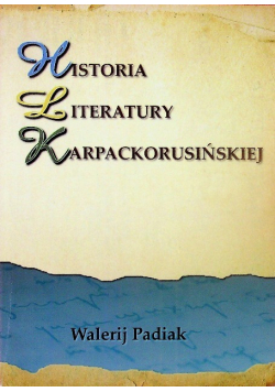 Historia Literatury Karpackorusińskiej