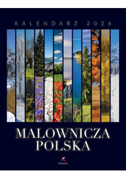 Kalendarz 2026 wieloplanszowy 34x44cm Malownicza..