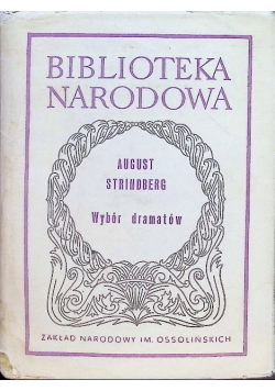 Strindberg Wybór dramatów
