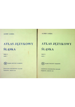 Atlas językowy Śląska Tom VI Części 1 i 2