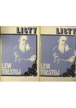 Tołstoj Listy Tom I i II