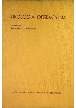 Urologia operacyjna