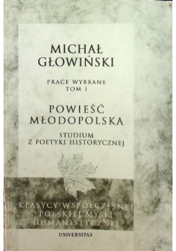 Prace wybrane Tom I Powieść Młodopolska