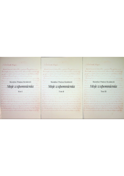Moje wspomnienia  Tom od 1 do 3