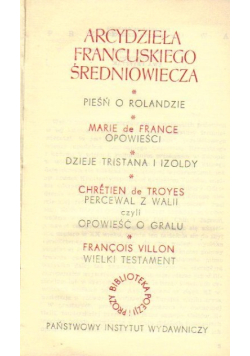 Arcydzieła francuskiego średniowiecza