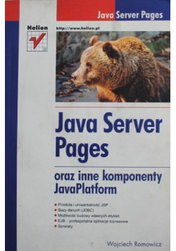 Java Server Pages oraz inne komponenty JavaPlatform
