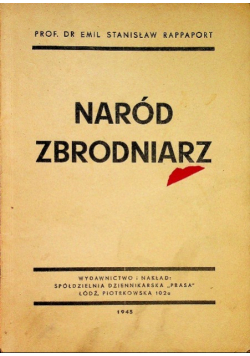 Naród zbrodniarz 1945 r.