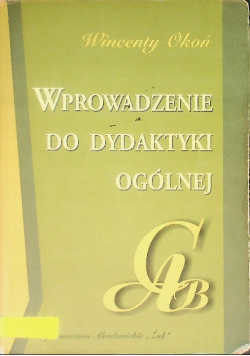 Wprowadzenie do dydaktyki ogólnej