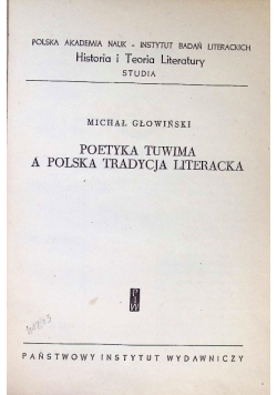 Poetyka Tuwima a polska tradycja literacka