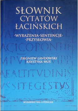 Słownik cytatów łacińskich