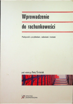Wprowadzenie do rachunkowości