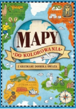 Mapy do kolorowania Z kredkami dookoła świata