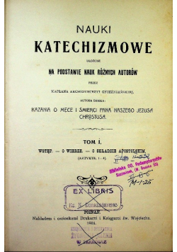 Nauki katechizmowe Tom 1