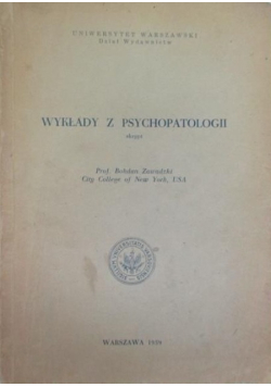 Wykłady z psychopatologii