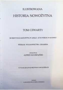 Dzieje powszechne ilustrowane Tom IV Czasy nowożytne Część III