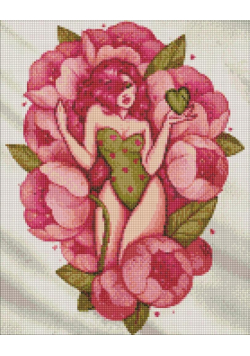 Diamentowa mozaika - Delikatność wiosny 40x50cm