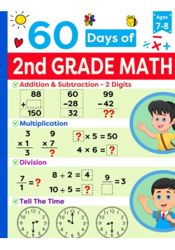 2nd Grade Summer Bridge Math Workbook Ages 7-8