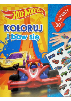 Koloruj i baw się. 30 tatuaży. Hot Wheels