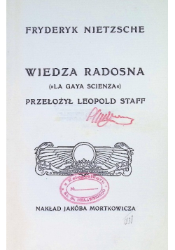Wiedza radosna 1907 r.