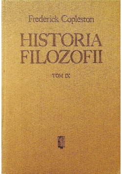 Historia filozofii Tom IX