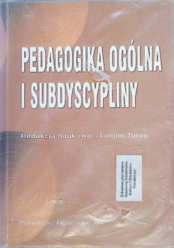 Pedagogika ogólna i subdyscypliny