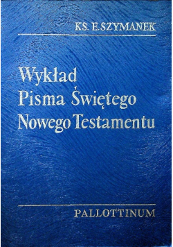 Wykład Pisma Świętego Nowego Testamentu