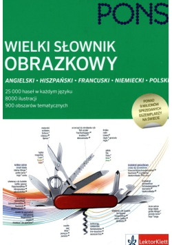 Pons Wielki słownik obrazkowy angielski hiszpański francuski niemiecki polski