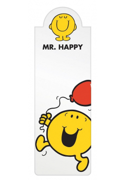 Mr. Men&Little Miss - zakładka do książki Mr.Happy