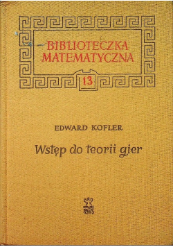 Wstęp do teorii gier