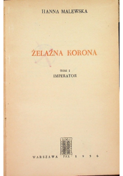 Żelazna Korona 1956 r. Tom 1