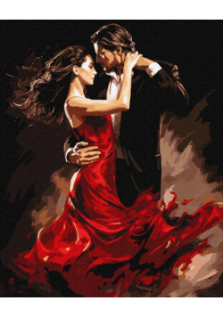 Malowanie po numerach - Tango miłości 40x50cm
