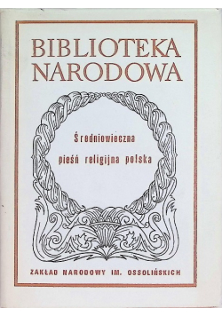Średniowieczna pieśń religijna polska