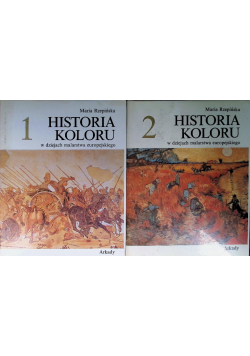 Historia koloru w dziejach malarstwa europejskiego Tom I i II